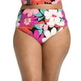 thumbnail image 4 of La Blanca Women's Plus Size In Full Bloom Floral High Neck Swim Tankini Top and Bottom Collection-Pink / Top / 18W, 4 of 5