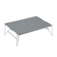 thumbnail image 1 of Outdoor Folding Table Portable Aluminium Alloy Mini Light Picnic Desk for Camping BBQ Grey, 1 of 5