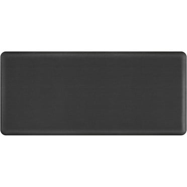 GelPro Designer Comfort Anti-Fatigue Kitchen Floor Mat - 18" W x 40" L (Grasscloth Charcoal)