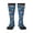 3 Black, variant on Construction Vehicles print thigh-high socks, crafted for both men and women with a stretchy, high-opaque design perfect for daily wear