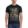 thumbnail image 4 of T-Shirt Drones de Meurtre Dessin Animé Décontracté à Manches Courtes en Coton Hauts pour Hommes, 4 of 5