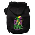 thumbnail image 3 of Pet Dog  Cat Hoodie Screen Printed, "Mardi Gras King", 3 of 10