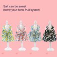 thumbnail image 3 of Reheyre Fruit Floral Pattern Pet Chest Strap Set - Breathable Dress-up Vest Harness Leash Kit - for Cats and Dogs - Outdoor, 3 of 8