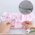 thumbnail image 4 of 5pcs Travel Disposable Underwear Breathable Printing Cotton Underwear Panties Briefs for Travel Menstrual Period Daily Use (Women Pink Size M), 4 of 5