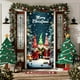 thumbnail image 1 of Christmas Door Curtain Santa Claus Polyester Fabric Decorative Cover for Holiday Party Wall and Door Hanging Festival Home Decor, 1 of 6