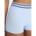 thumbnail image 4 of No Boundaries Seamless High Waist Boyshort Panties, 3-Pack, Women's XS-XXXL, 4 of 7