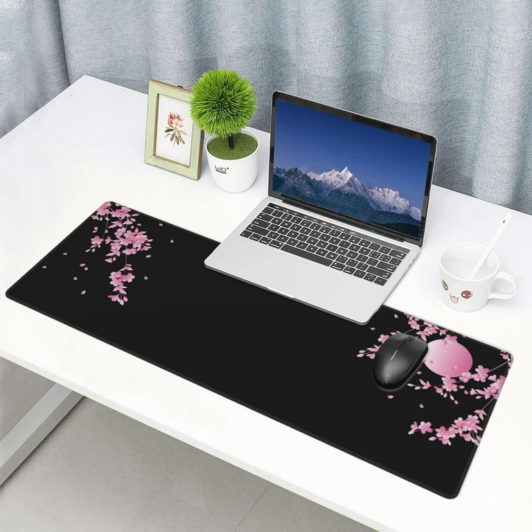 Aazon.co : ICasso Desk At, XXL Large Gaing Ouse Pad, Anti-Slip Rubber Base Ousepad With...