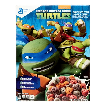 Teenage Mutant Ninja Turtles Cereal, 10.3 oz - Walmart.com