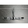 thumbnail image 3 of Kingston Brass KS2441PKL Duchess Double-Handle Wall-Mount Bridge Kitchen Faucet, Polished Chrome, 3 of 7