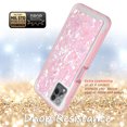 thumbnail image 4 of T-Mobile Revvl 6 5G Case, Rosebono Hybrid Graphic Design Pattern Cover Case For T-Mobile Revvl 6 5G (Pink Shell), 4 of 4