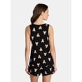 thumbnail image 2 of Halloween Women's Hacci Knit Tank Top and Shorts Pajama Set from Way to Celebrate, 2-Piece, Sizes XS-3X, 2 of 4