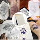 thumbnail image 4 of Tattoo Transfer Paper, 100 Sheets Tattoo Stencil Transfer Paper F, 4 of 5