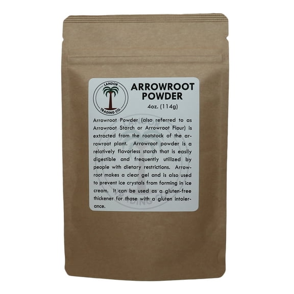 Arrowroot Powder 4 Ounces (1/4 Pound)