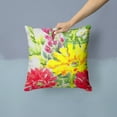 thumbnail image 2 of Carolines Treasures 6136PW1414 Flower Decorative   Canvas Fabric Pillow 14Hx14W multicolor, 2 of 4