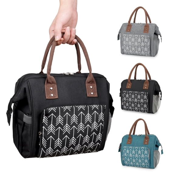 Lunch Bag Leakproof Cooler Bag Lunch Tote Bag Insulated Breastpump Bag Reusable Lunch Box for Women Work Picnic School