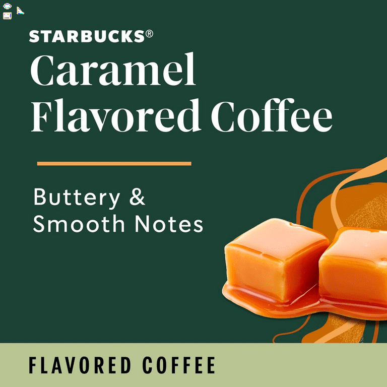 Starbucks Caramel Flavored Coffee, K-Cup Coffee Pods