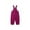 Hot Pink, variant on Feancey Baggy Overalls for Women Adjustable Straps Harem Bib Jumpsuits Solid Color Loose Fit Summer Rompers with Pockets Hot Pink L