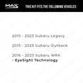 thumbnail image 3 of MAX Advanced Brakes - Rear Brake Kit For 2015-2023 Subaru Outback | Carbon Ceramic Brake and Rotor Kit | Daily Performance Drilled Slotted Brake Rotors, 3 of 10