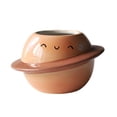 thumbnail image 2 of Flmtop Mini Planet Shape Ceramic Succulent Bonsai Flower Pot Desktop Balcony Yard Decor, 2 of 9