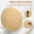 thumbnail image 7 of Round 1-Spray Patterns with 1.8 GPM 8 in. Wall Mount Rain Fixed Shower Head with Brass Valve, 7 of 7