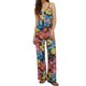 thumbnail image 1 of SAYOO Pantalones de mujer, flores sin mangas / cuello V marino SAYOO moda, 1 of 6