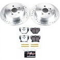 thumbnail image 3 of PowerStop Rear Z26 Street Warrior Carbon-Fiber Ceramic Brake Pad and Drilled and Slotted Rotor Kit Fits: PONTIAC TOYOTA Select Models K2318-26, 3 of 9