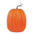 thumbnail image 3 of CQHVKQ 8 Inch Large Artificial Pumpkin Fall Decorations, Realistic Fake Harvest Pumpkin, Orange Decorative Pumpkins for Table Centerpieces, Fall, Thanksgiving & Halloween DIY, 3 of 9