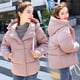 thumbnail image 2 of Chaqueta de algodón corta con capucha informal de estilo coreano de invierno, chaqueta de algodón para mujer, chaqueta de algodón ajustada y gruesa, 2 of 6