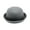 Grey, variant on Flat-top Fedora Hat Pure Color Imitation Wool Jazz Hat Unisex Japanese Style Wide Brim Ladies Round Hat Parties Cosplay Bowler Hat