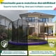 thumbnail image 2 of Trampolin Brincolin Little Monkey 14ft Gigante Empotrable 4.2m Malla Seguridad, 2 of 8