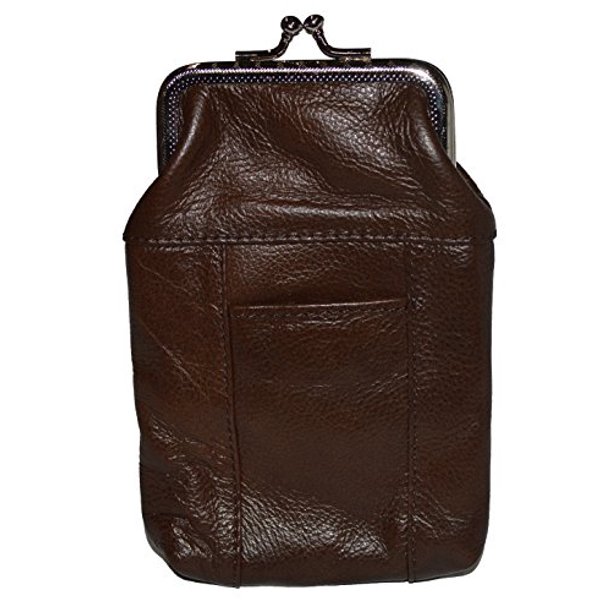 Leather Cigarette case Pack Holder with Lighter Pocket by Leatherboss