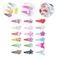 thumbnail image 2 of 18 Uds. Pinzas para el pelo para niños, pinzas para el pelo con lentejuelas y corazón de amor, horquillas con flequillo, pasadores para el pelo, 2 of 4