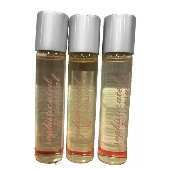 3 of AROMACHOLOGY Sophisticated & Sensual Perfume Rollerball - Lot of Three