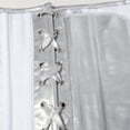 thumbnail image 5 of Corset Top for Women Plus Size Faux Leather Gothic Overbust Corset Top Silver Corset Size 5XL, 5 of 5