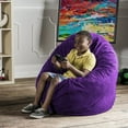 thumbnail image 5 of Jaxx 4 Pi Cocoon Pouf pour Enfants avec Doublure Intérieure Protectrice, Raisin (Ensemble de 1), 5 of 5