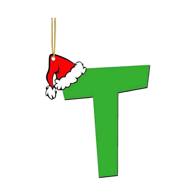 Fiudx Adornos Navideños de Letras Acrílicas, Vibrantes Decoraciones Navideñas, Material Duradero, Versátiles para Colgar En Árboles o Coronas, Decoración Festiva para El Hogar, Regalo Perfecto para L