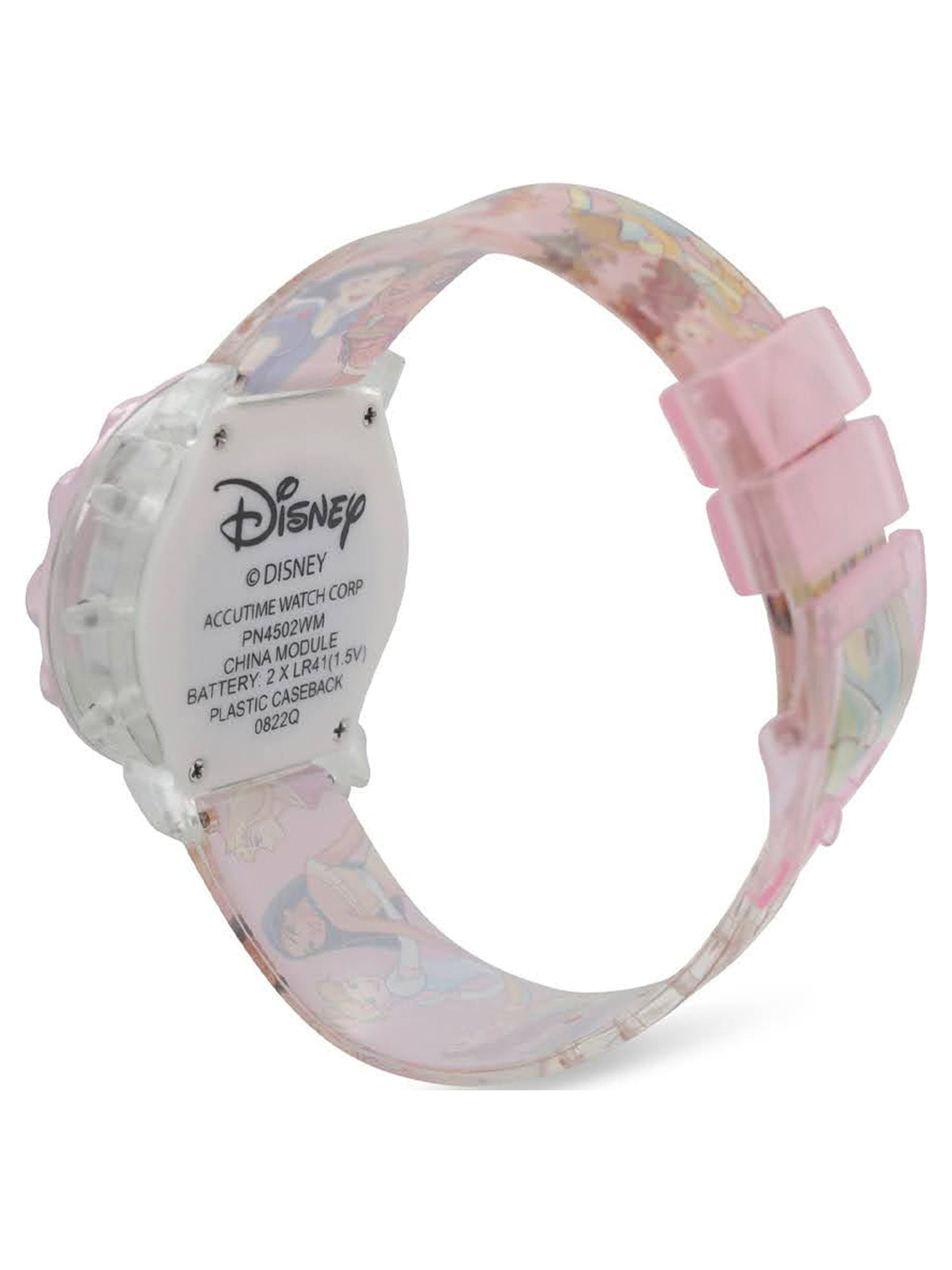 Disney Princess Female Children's LCD Watch with Oval Dial in Pink and - PN4502WM
