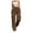 XLVZ12# Brown, variant on oqasdz Pants For Women Daily Casual Solid Color 4 Pockets Elastic Waist Pants Long Trousers Cargo Pants