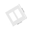 thumbnail image 2 of AURARMLET Plaque Vierge Sans Vis Blanche PC pour Logements Couvre-Interrupteur d'Éclairage 1 Ensemble, 2 of 8