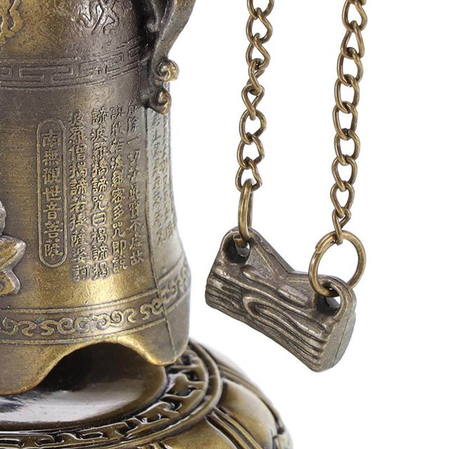 Maoww Dragon Fengshui Bell Good Luck Bless for Home Desk Decor Buddha