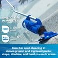thumbnail image 3 of POOL BLASTER Catfish (Gen 2) Cordless Spa & Hot Tub Vacuum, More Power & Capacity, 45 Min Runtime, Spot Cleaning in Small Above Ground Swimming Pools, Rechargeable Spa Vac, 3 of 9