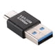 thumbnail image 2 of Type-C / USB-C Male to USB 3.0 Male Aluminium Alloy Adapter (Black), 2 of 4