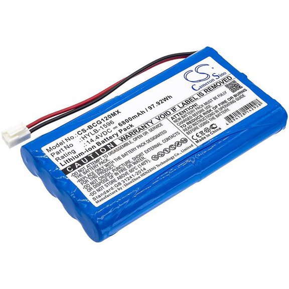 HYLB-1596 High Capacity Battery for Biocare IE12, IE12A, 6800mAh - sold by smavco