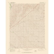 Topo Map - Matheson North East Colorado Quad - USGS 1970 - 23.00 x 29.12 - Glossy Satin Paper