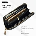 thumbnail image 5 of Wallet Women A Bloody Knife In His Hand Large Capacity Card Holder, Travel Wallet Womens with Zipper, Clutch Ladies Wallet, 5 of 7
