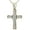 Gold, variant on Collection 3.00 Carat (ctw) White Diamond Micro Pave Mens Hip Hop Style Religious Cross Pendant Necklace, FREE CHAIN, Sterling Silver