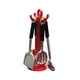 thumbnail image 2 of Juego de utensilios de cocina para casa de muñecas 1/12 Accesorios Utensilios de cocina Juego de muebles para casa de muñecas Rojo, 2 of 7