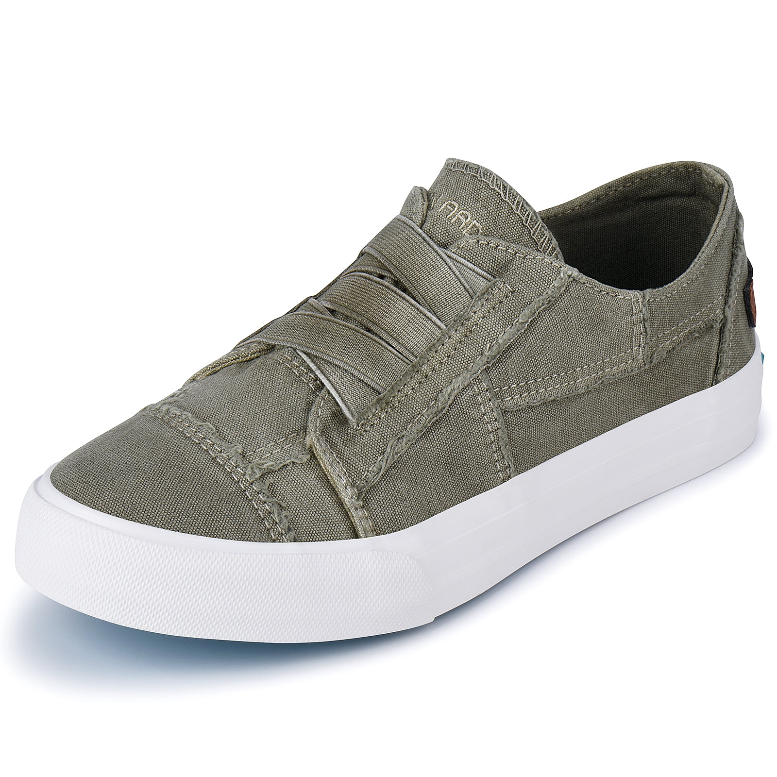 women's laceless canvas sneakers