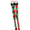 thumbnail image 2 of Christmas Braided Wig with Bow-Ties and High Ponytail Hair Ties - Polyester, Elastic, Reusable, Easy Wear, Non-Slip Hair Accessory for Holiday Parties & Photo Props, 2 of 6