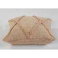 thumbnail image 2 of Ox Bay Sara Set of 2 Shag Diamond 18" x 18" Frappe Cotton Adult Decorative Throw Pillows, 2 of 6